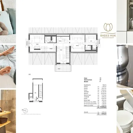 Bades Huk Haus 11 Penthouse 47 Lejlighed *